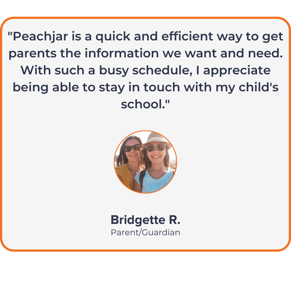 Parent testimonial - Bridgette R.